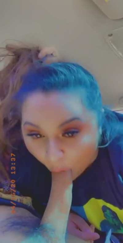 Sucking daddyyys dick at the park 🥰 #bbc #latina #daddyslilslut #daddy #teen #dicksucking #slut