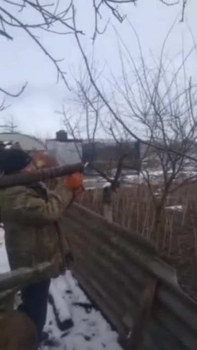 Homemade grenade launcher