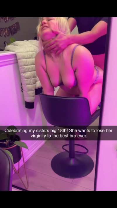 Sister lost her virginity