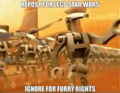 Lego star wars is my favorite anime