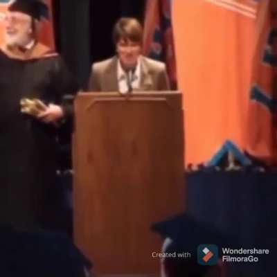 Wearing your best suit to the ceremony