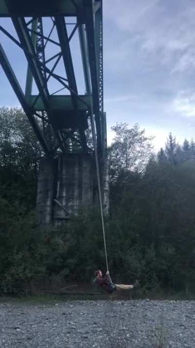 Why can’t I get height on this tall swing? (45’) I can’t seem to get it pumping. Have been able to on many other swings. Not enough weight to length ratio?