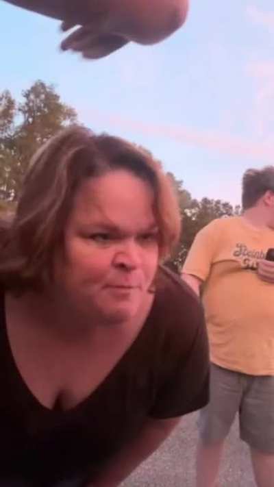 Karen tells teens to “go back to their side of town”