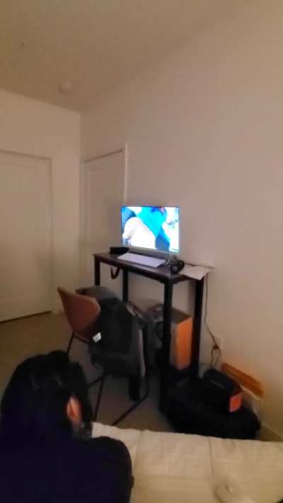 caught him watching porn. 🥵 I jumped in 😈 (oc)(fm)