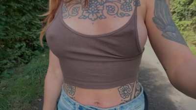 Pokies on a walk