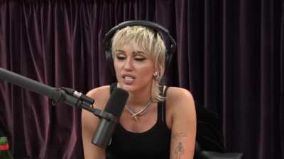 Joe Rogan and Miley Cyrus