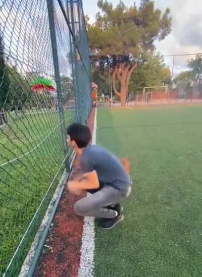 Climbing the fence