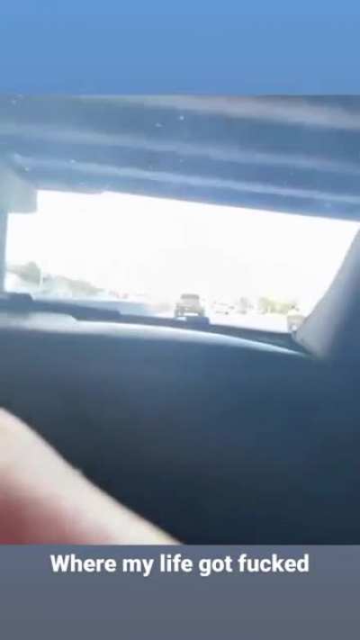 Kid who participates in street takeovers wrecks his car while speeding
