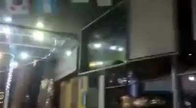 Iraqi fans celebrating the loss of Iranian team.