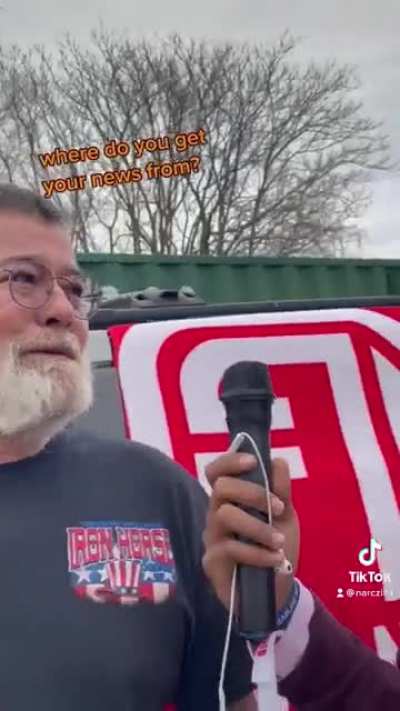 Narczilla reporting live at the Washington DC Trucker Convoy