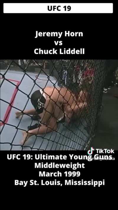 UFC 19: HORN vs. LIDDELL (The Iceman's 1st Loss)