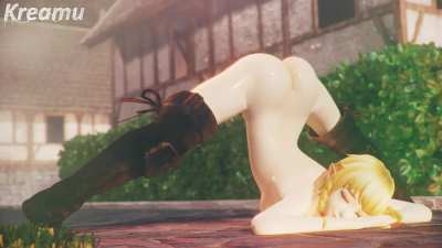 Linkle shaking her booty (Kreamu) [The Legend of Zelda]