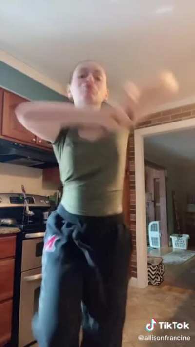 Bouncy redhead