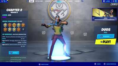 Hugo’s emote actually changes to real knives if you have them equipped as your pickaxe