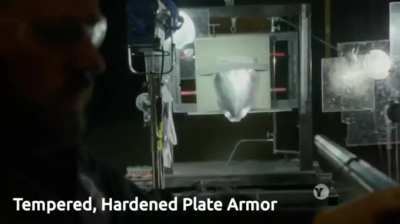 Musket vs 2 different types of plate armor