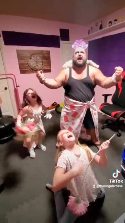 The Princess Dad has entered the facility...