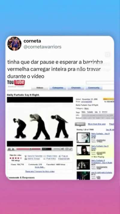 Tela inicial do YouTube em 2008