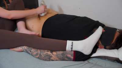 Even better with sock on cock
