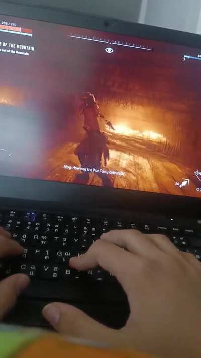 Gaming with TrackPoint is wonderful
