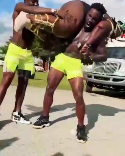 Lifting a person on your back