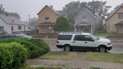 A rare storm for Pueblo, CO. They're not usually this heavy or long.