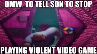 funny meatball dad plays among us