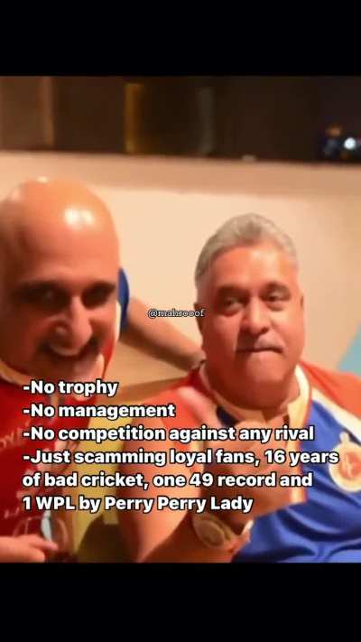 Another RCB troll post