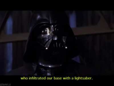 Vader is really convincing