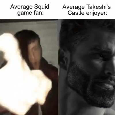 Takeshi's Castle >>>>>>>>> Squid Game