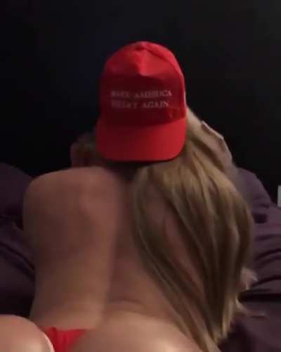 🧨🤍💙 There is a MAGA hat in this clip, or so I’ve been told! So if you see it, let me know where it is! IG - lizabeth.olson 🇺🇸 #maga #trump