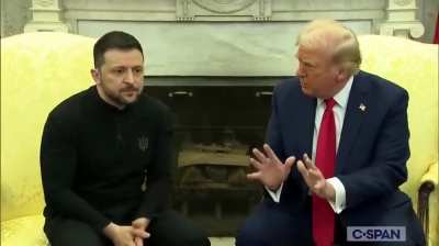 Full Oval Office exchange between President Trump, Vice President JD Vance and Ukrainian President Volodymyr Zelenskyy