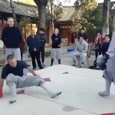 Soldier vs Shaolin Monk