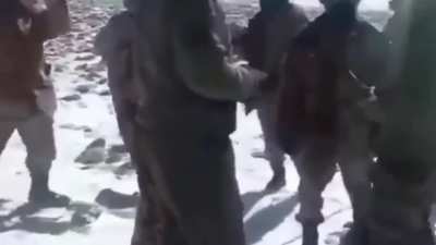 PLA getting their ass handed by our Soldiers. (Note : One soldier saying 