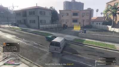 Stoppie in a van lol