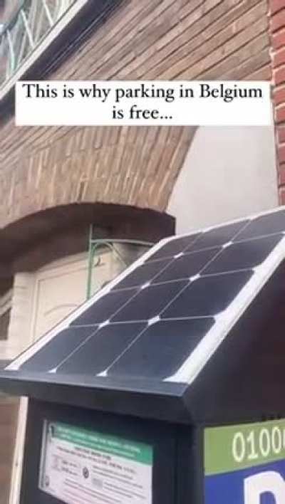 lady explains why parking in belgium is free 💀