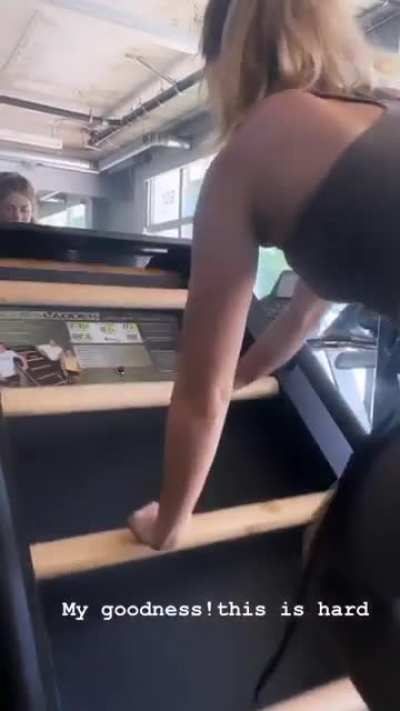 At the gym