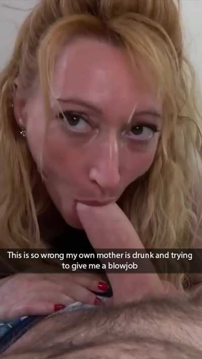 Mom comes home drunk and horny