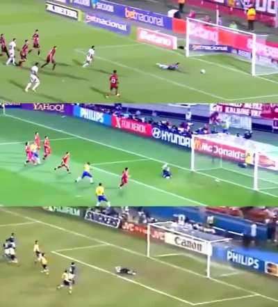 O gol do Arrasca à la Ronaldo e Romário