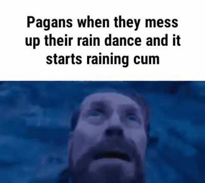 Raining cum