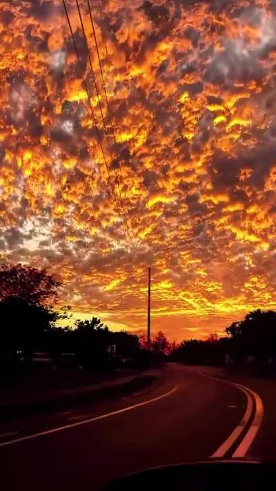 Sky is on Fire