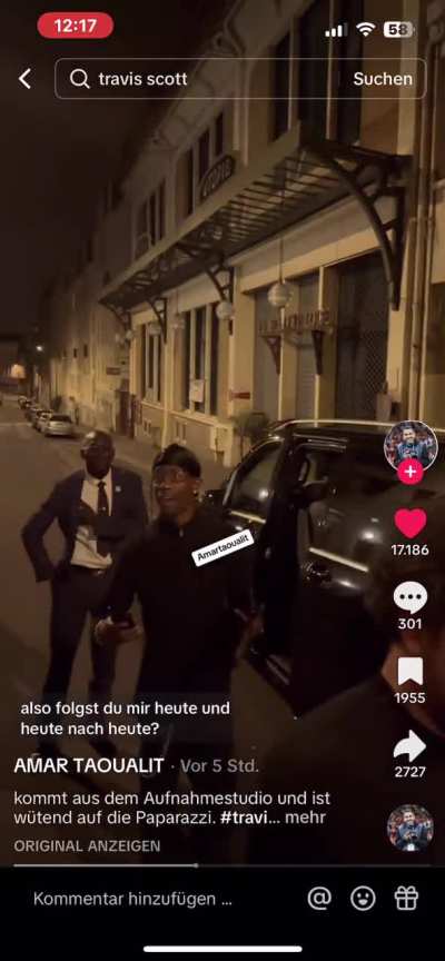 Paparazzi annoying Travis after his studio session at 5 am 💀