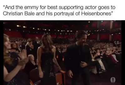 How is it not real when he was at the Oscars 2012?