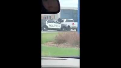 Yesterday Minnesota, 61-year-old man dragging an officer with his vehicle , no casualty