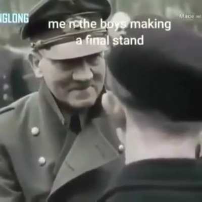 Me and the boys fighting till the end