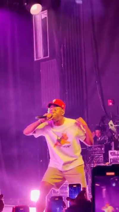 A snippet of one of Tyler’s unreleased songs