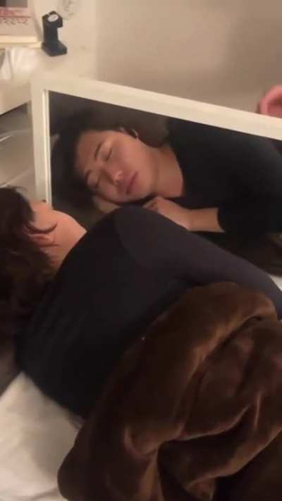 Waking up seeing yourself