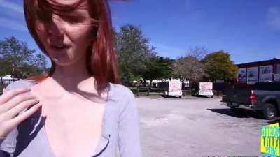 Dee Dee Lynn Flashing Outdoors