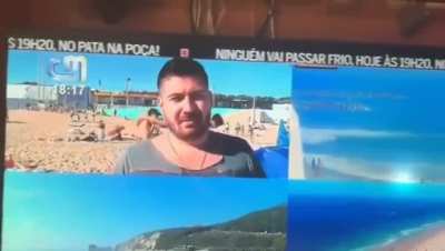 Live on portuguese TV