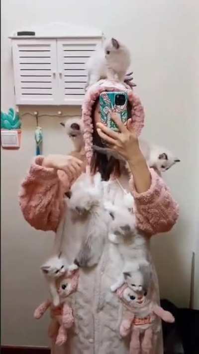 A realistic catsuit