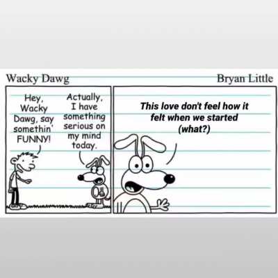 Wacky dawg down abhorrent 😔